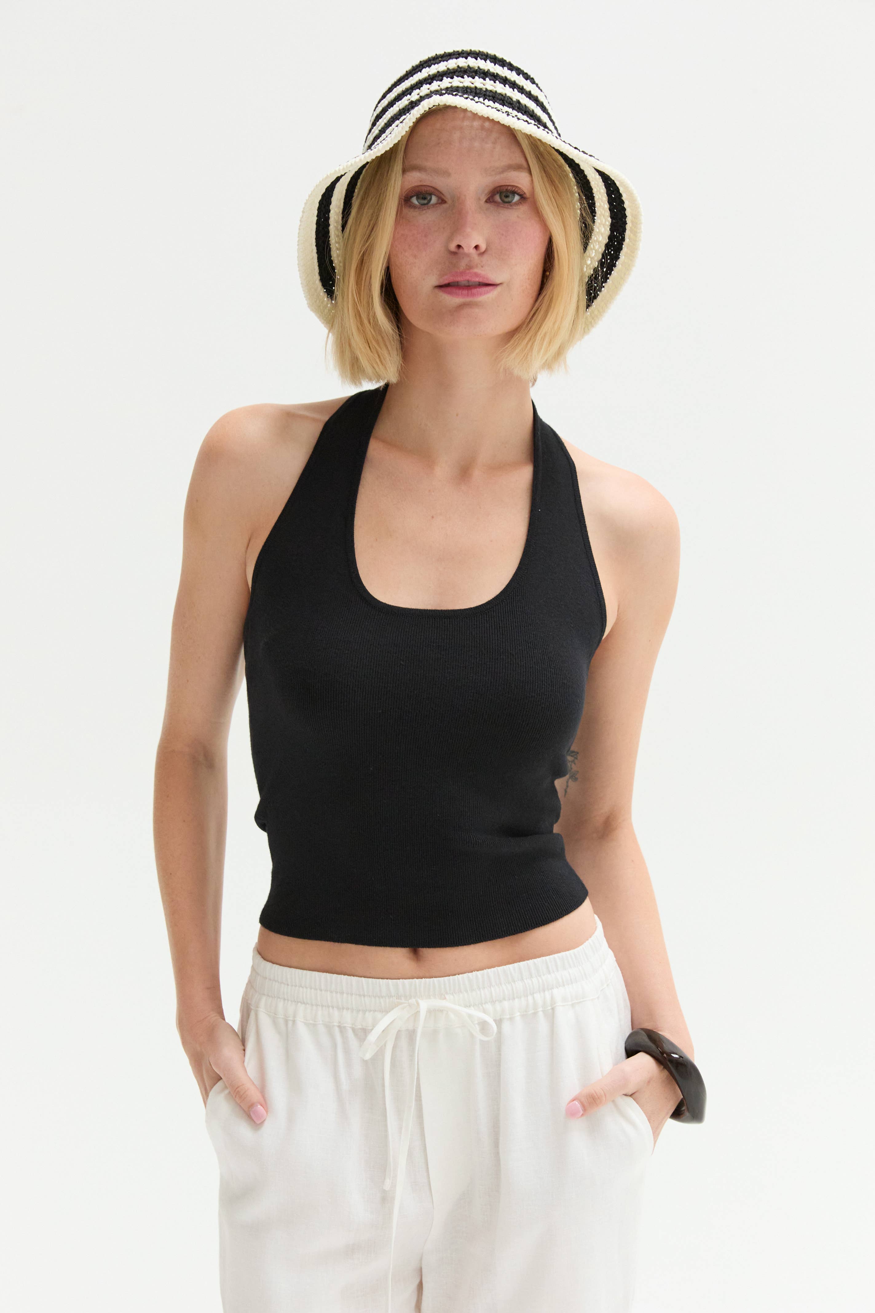 Crescent Jazzlyn Halter Neck Top CT8307