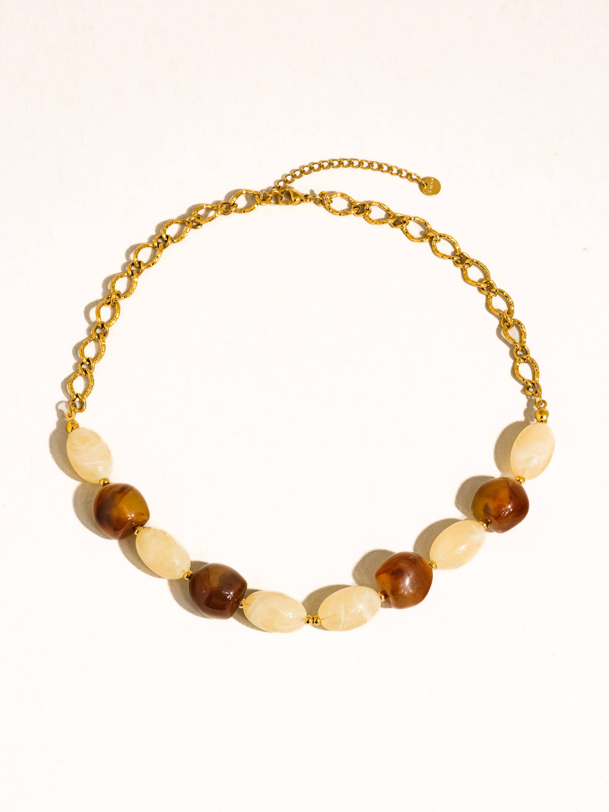 Flânerie Palm 18K Gold Non-Tarnish Beaded Chain Necklace