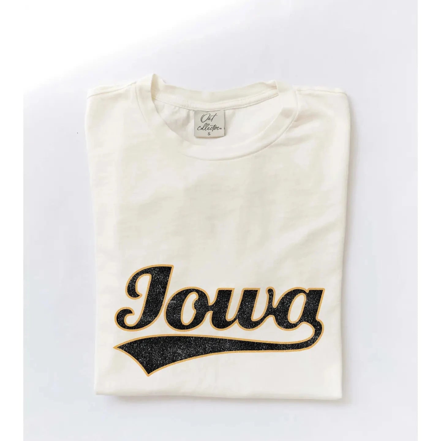 Catherine's Game Day IOWA Mineral Washed Graphic Tee