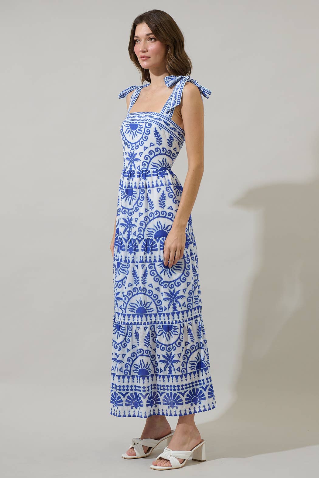 Sugarlips Rivera Tropics Emely Tiered Maxi Dress