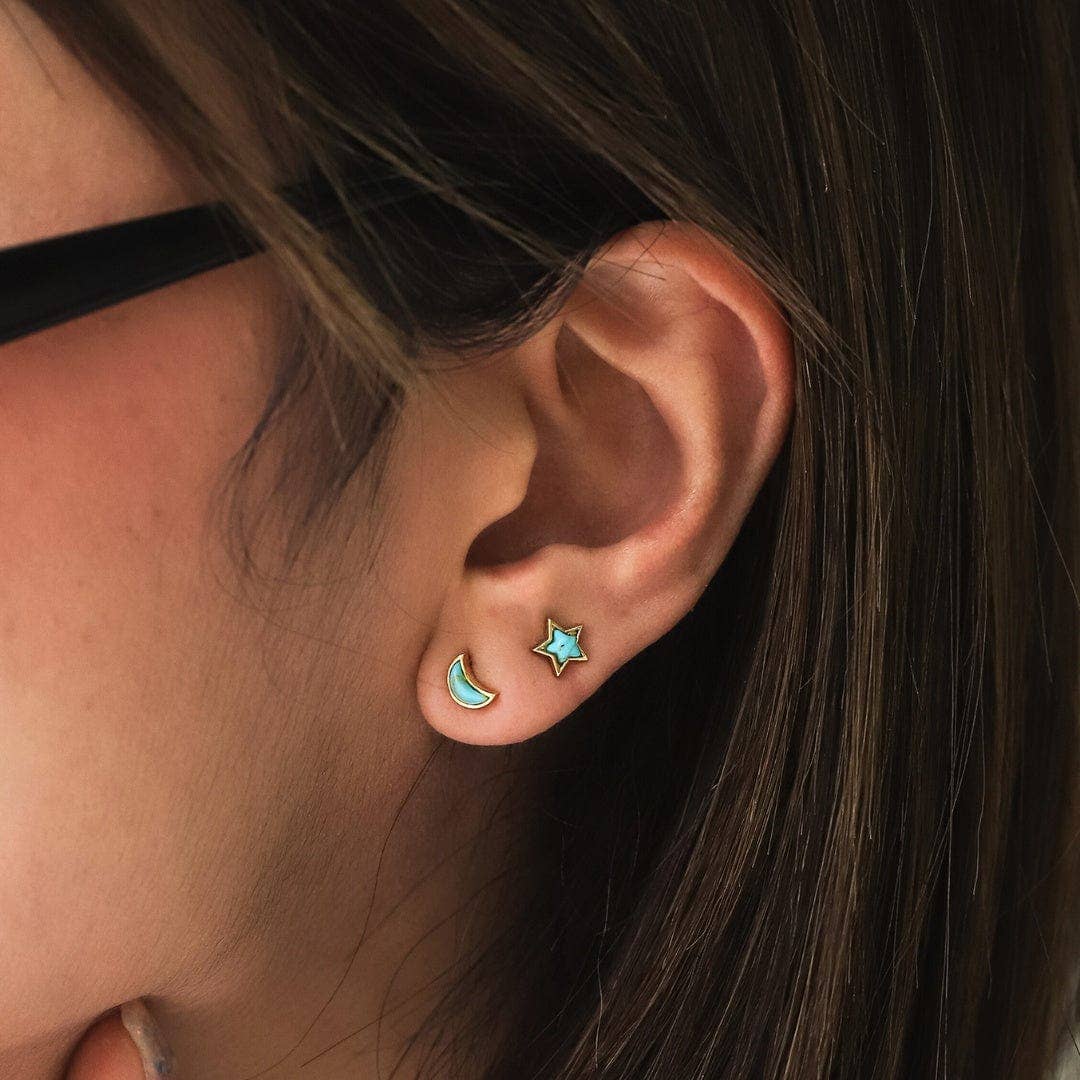 Tai Jewelry Celestial Mismatch Studs PE-9979