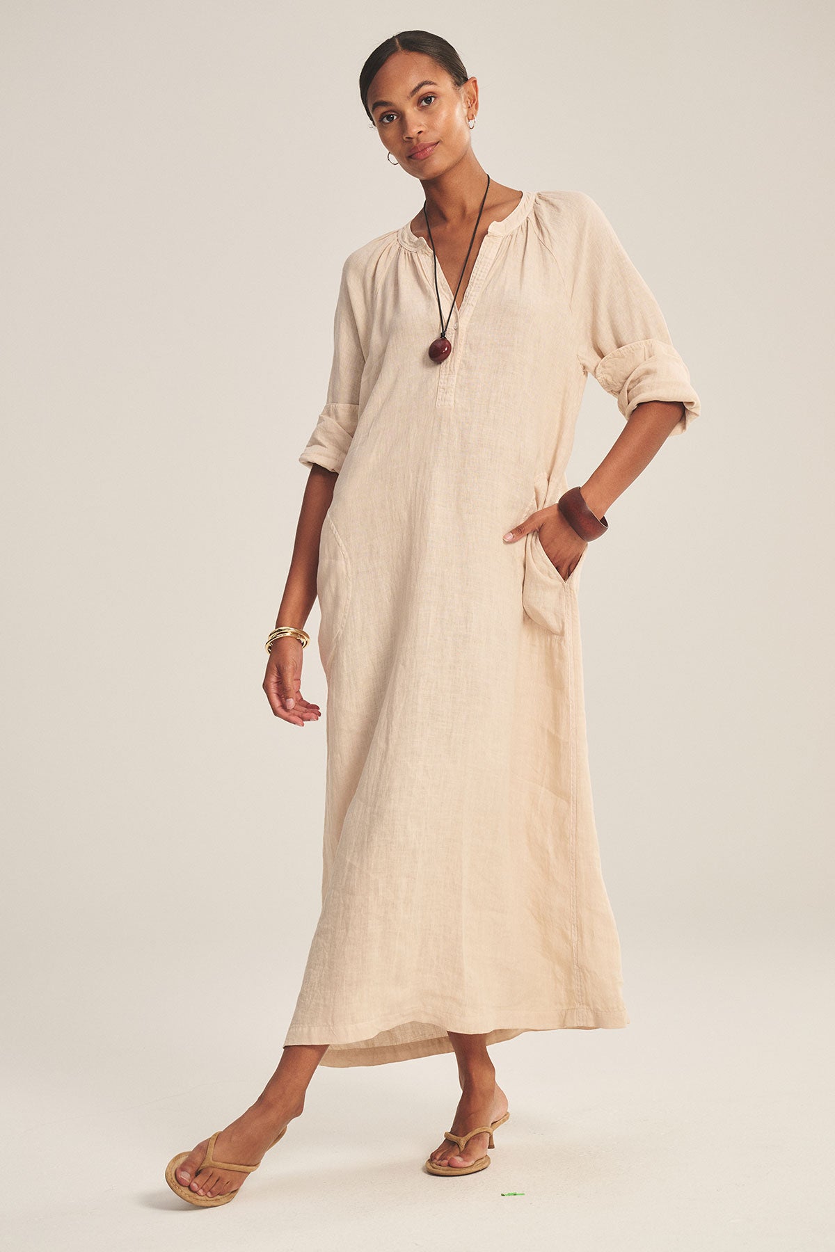 Velvet Dakota Linen Dress