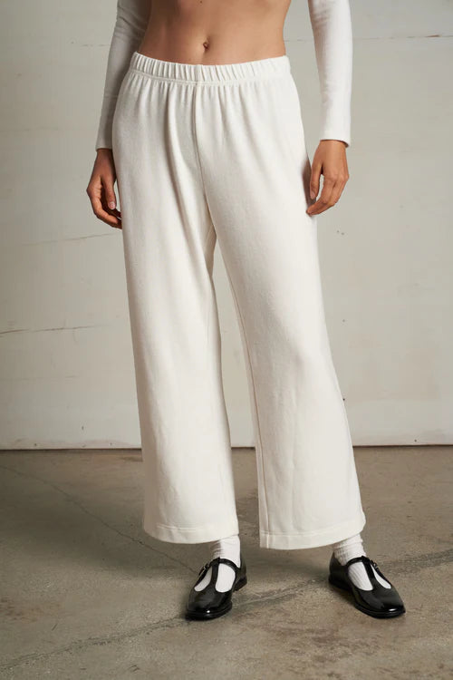 Perfect White Tee Marcie Brushed Sweater Straight Leg Pant
