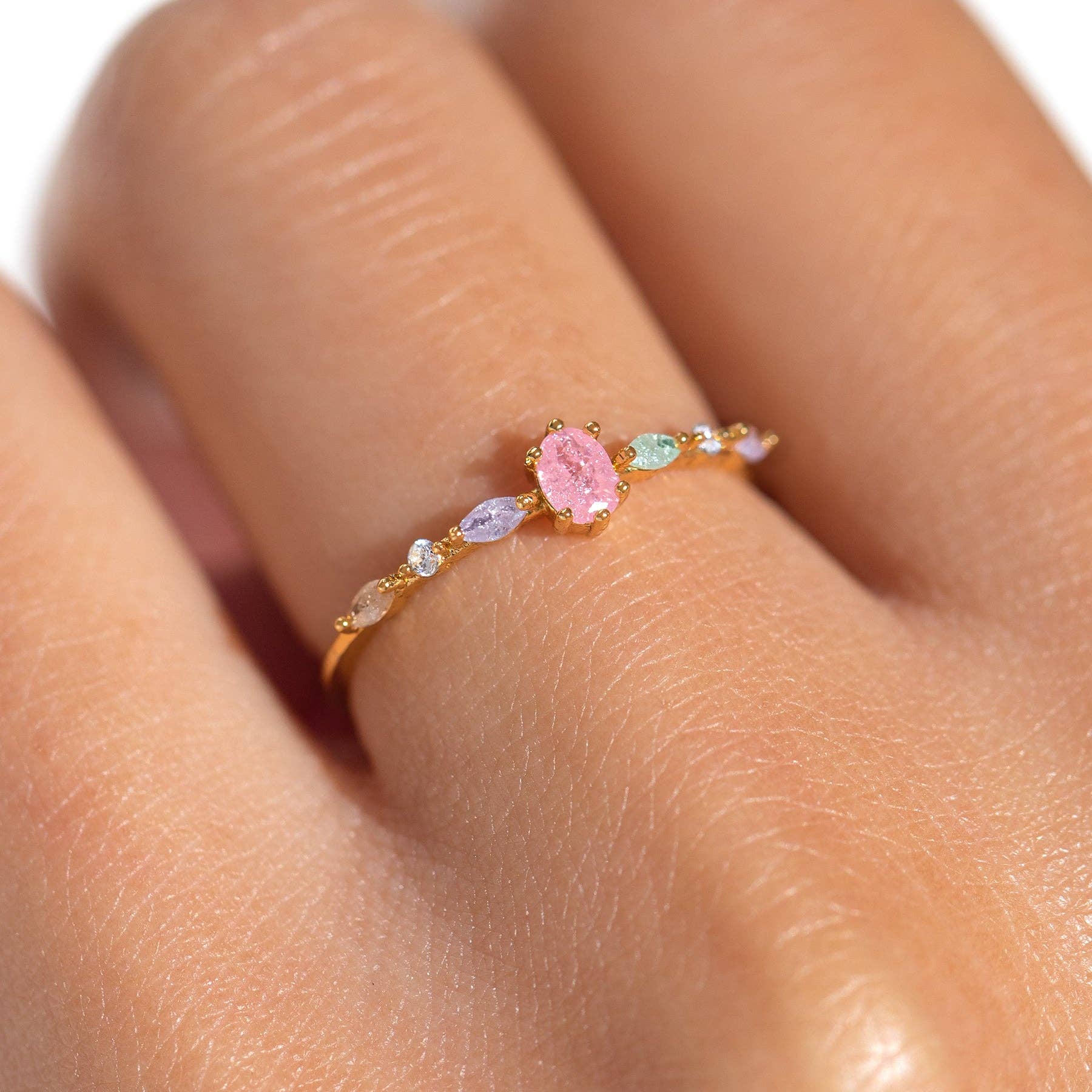 Girls Crew Pastel Sherbert Ring