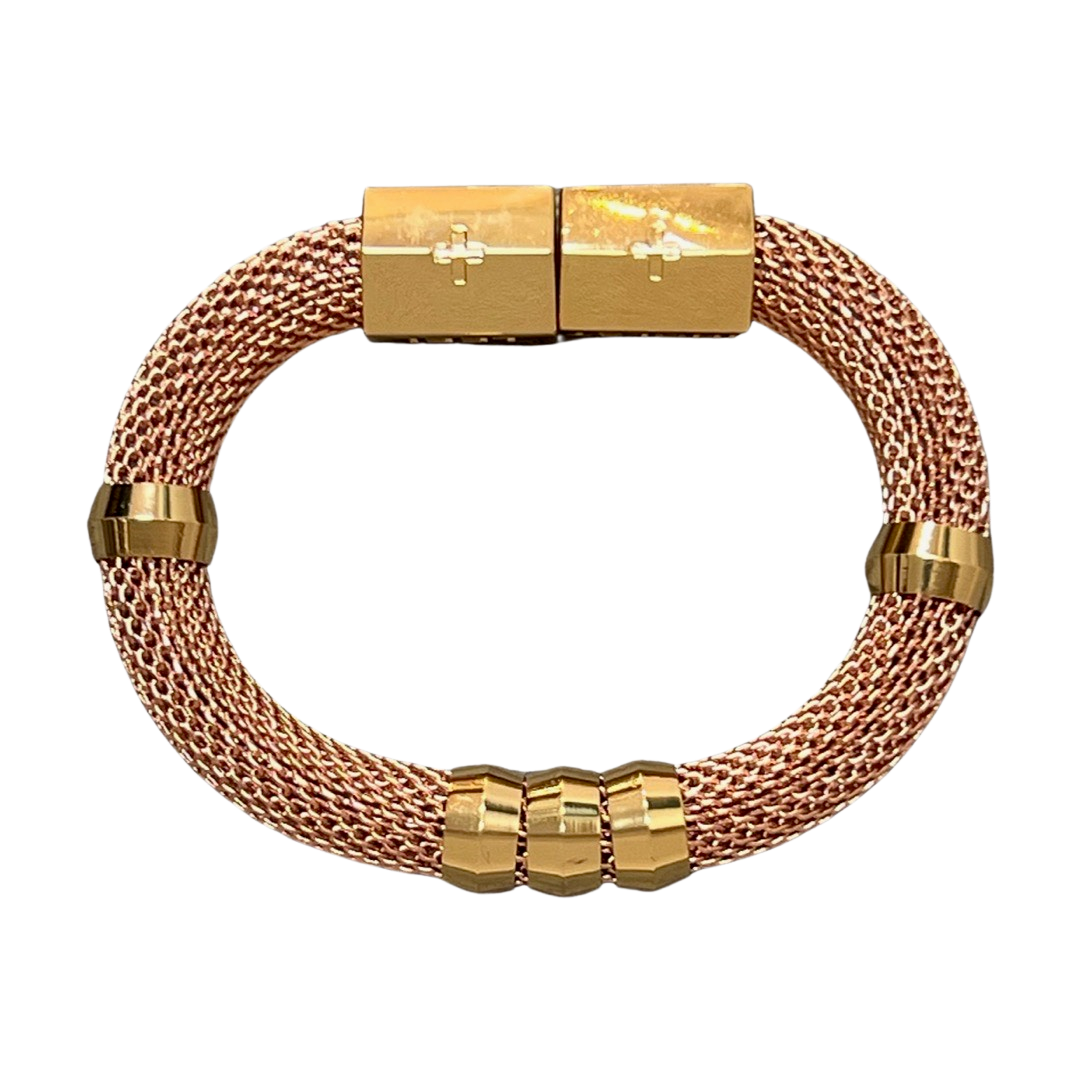 Holst and Lee Mesh Classic Rose Gold Bracelet HMESBRAC17