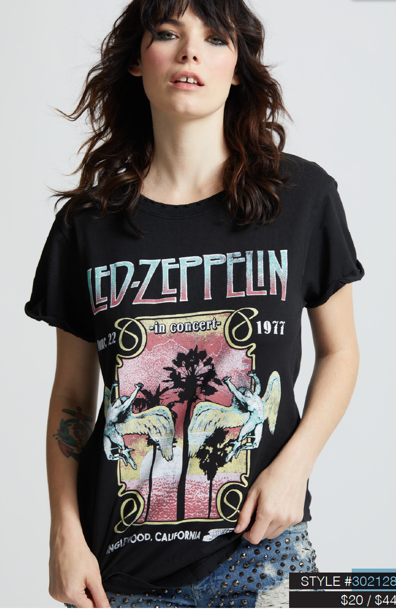 Recycled Karma Led Zeppelin California Tee 302128