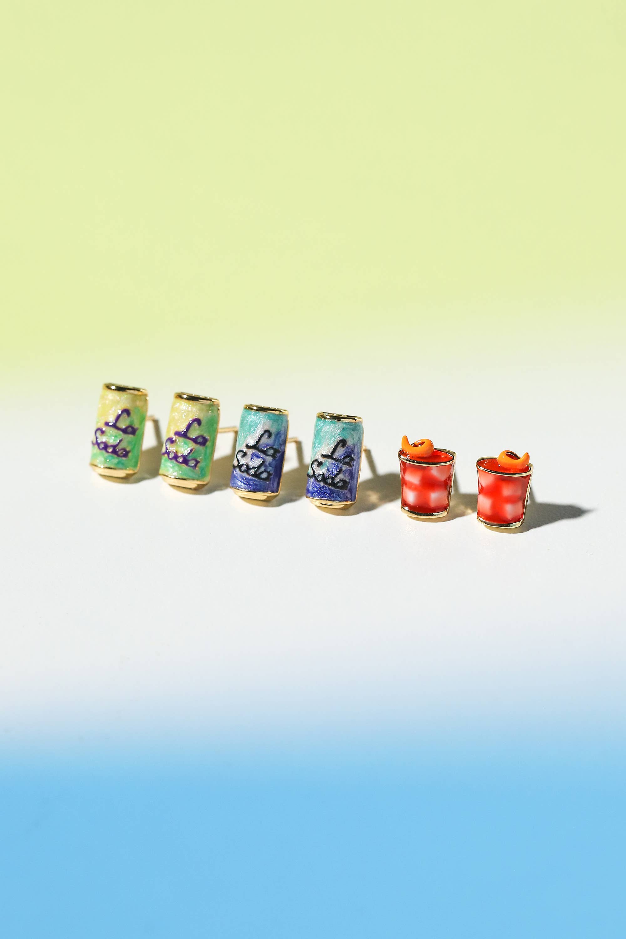 Tai Enamel Old Fashioned Studs TE-5159