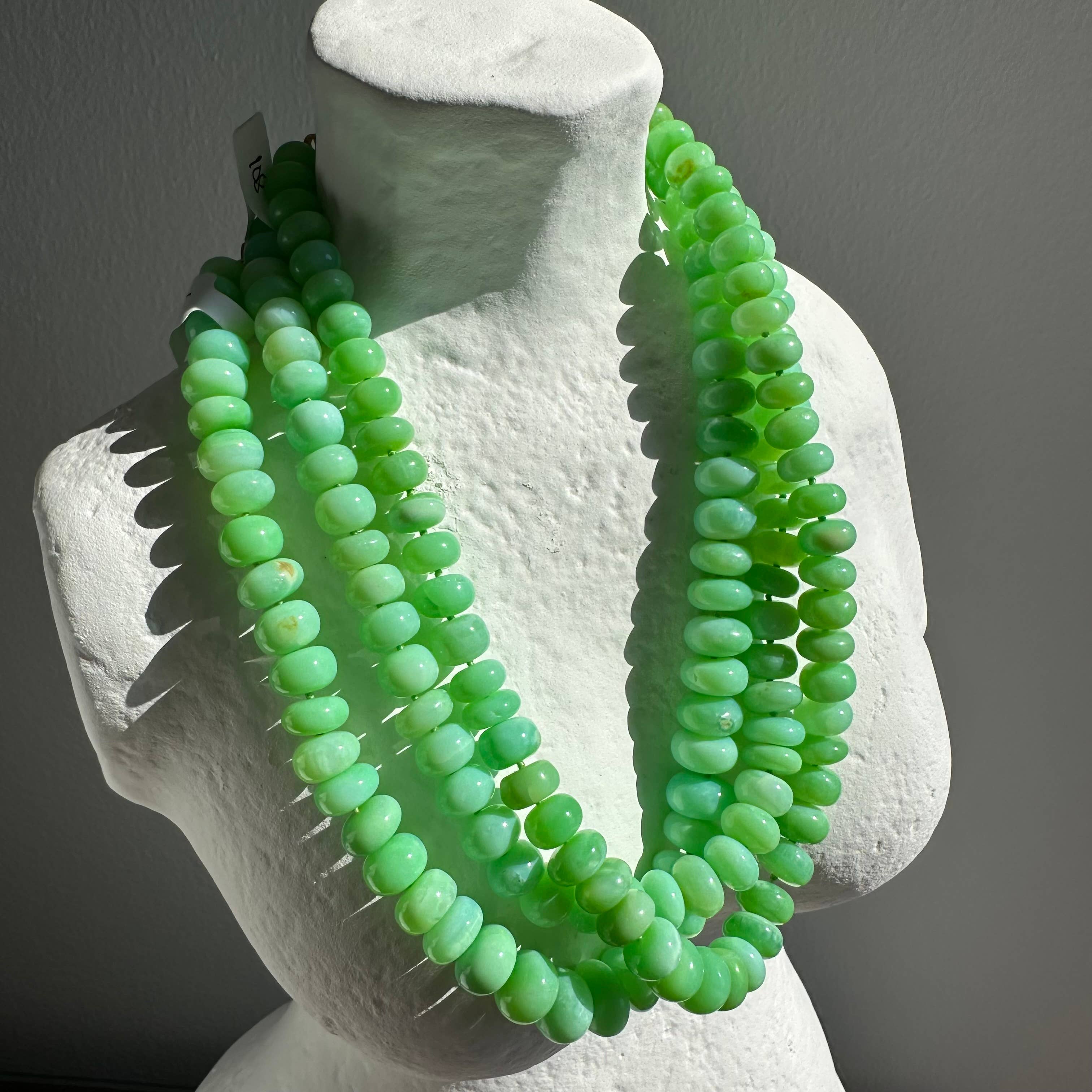 Anokhi Green Mint Opal Necklace NKK42