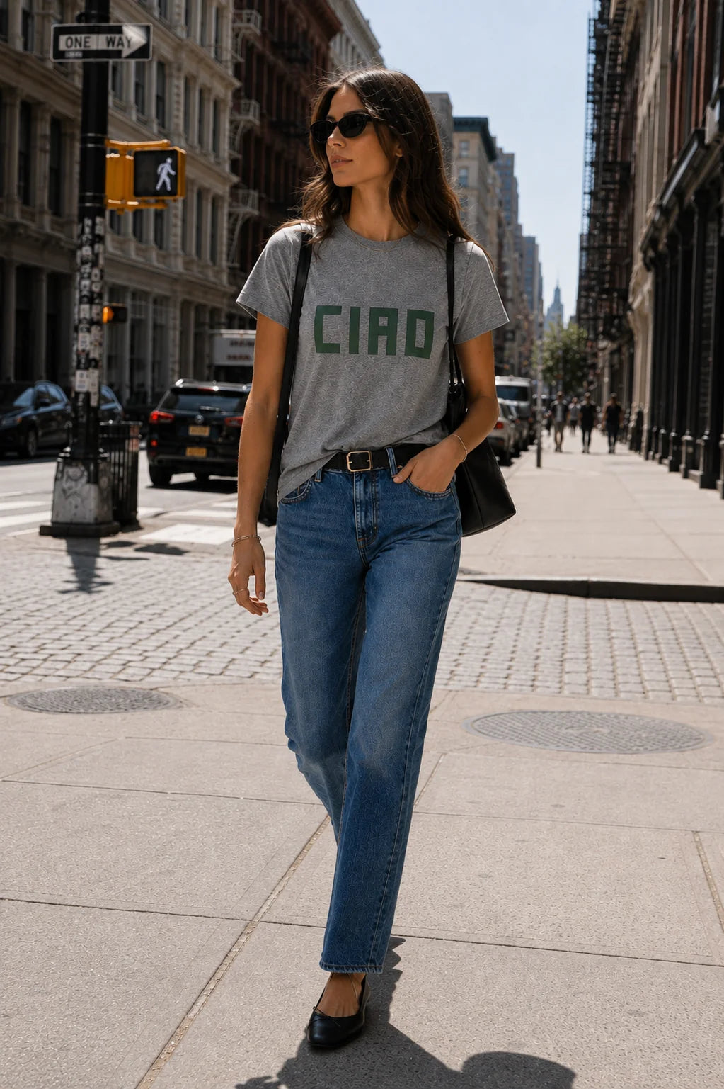Clare V. Classic Tee Block Ciao CVA1000706