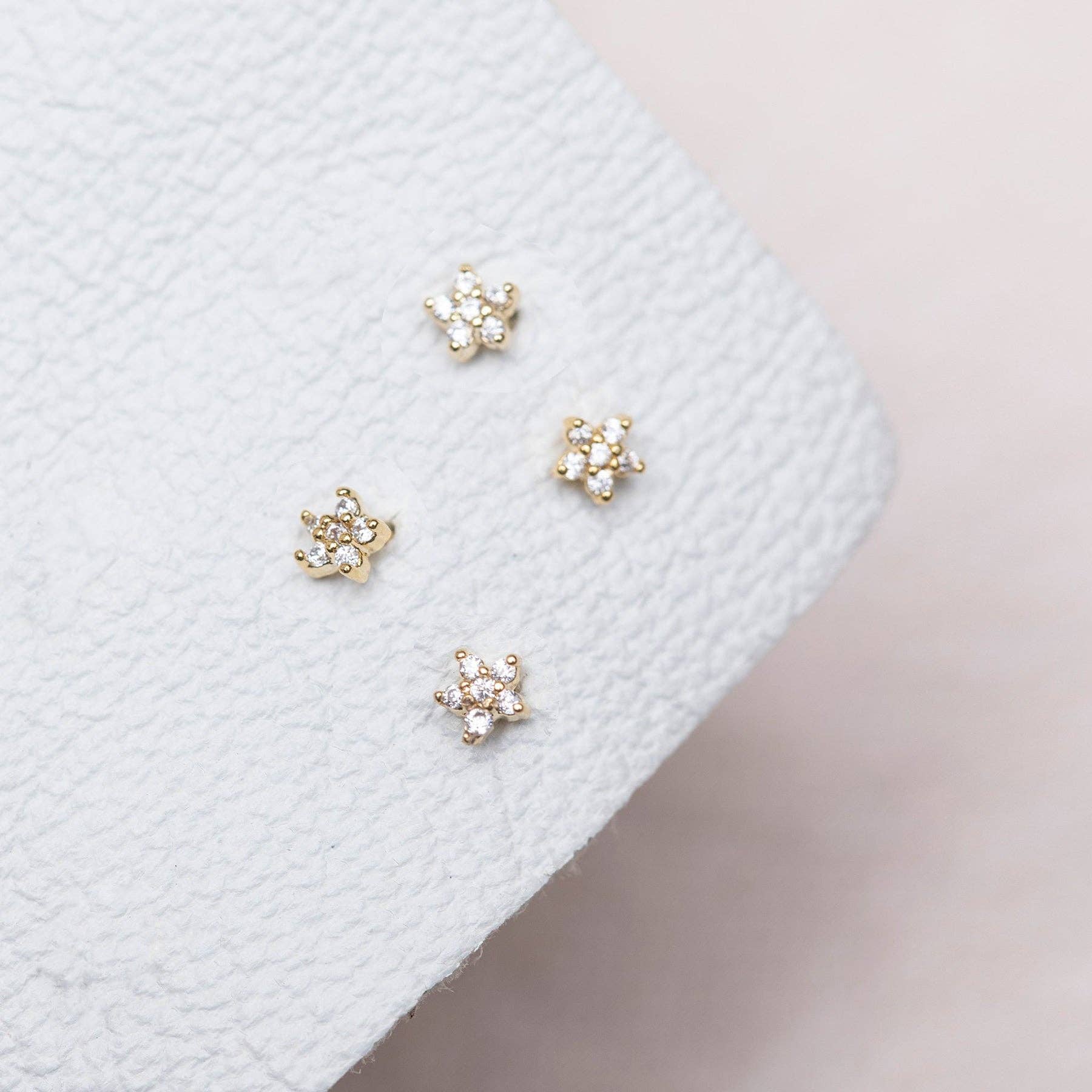 Girls Crew Teeny Tiny Star Studs