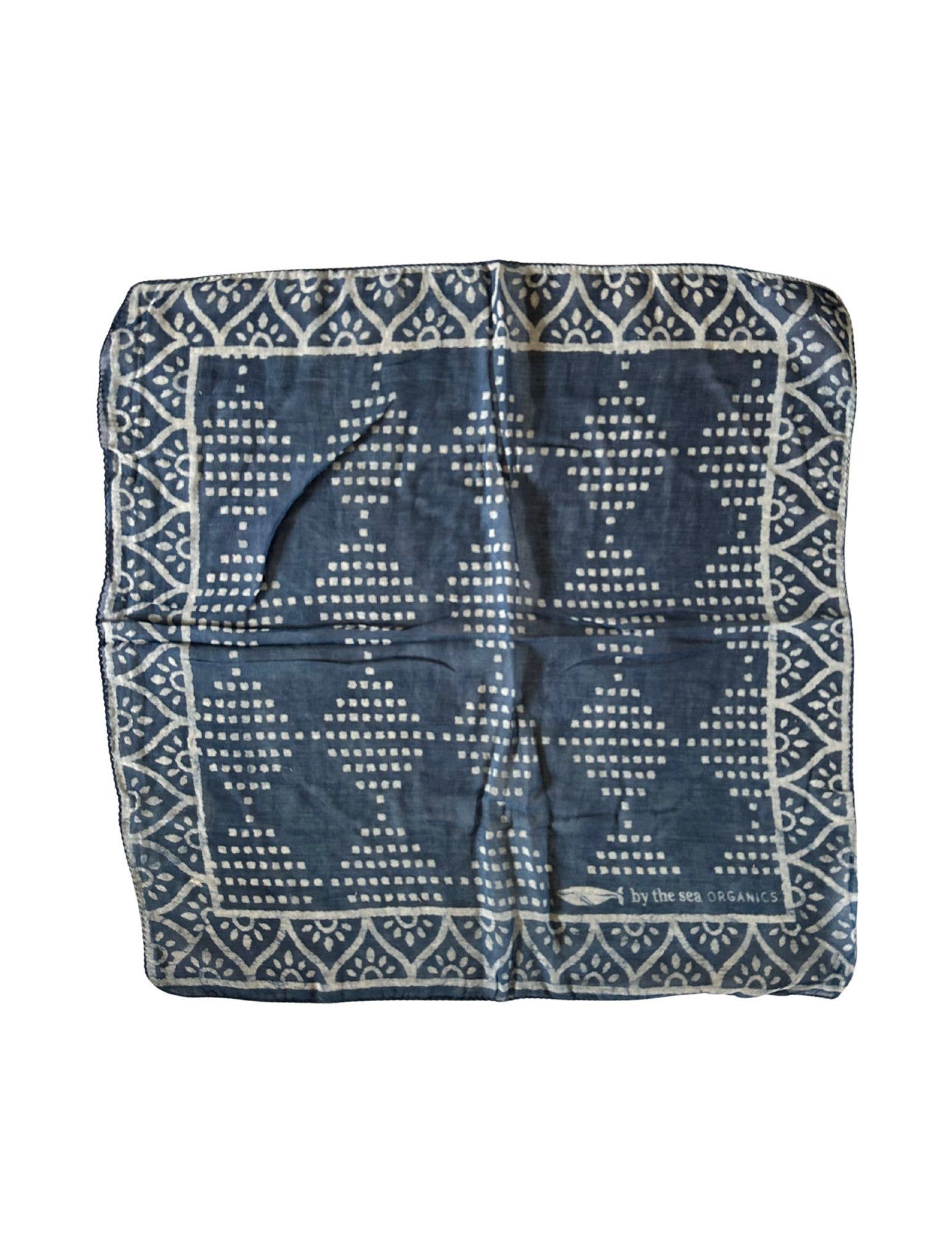 By The Sea Organics Indigo Bandana