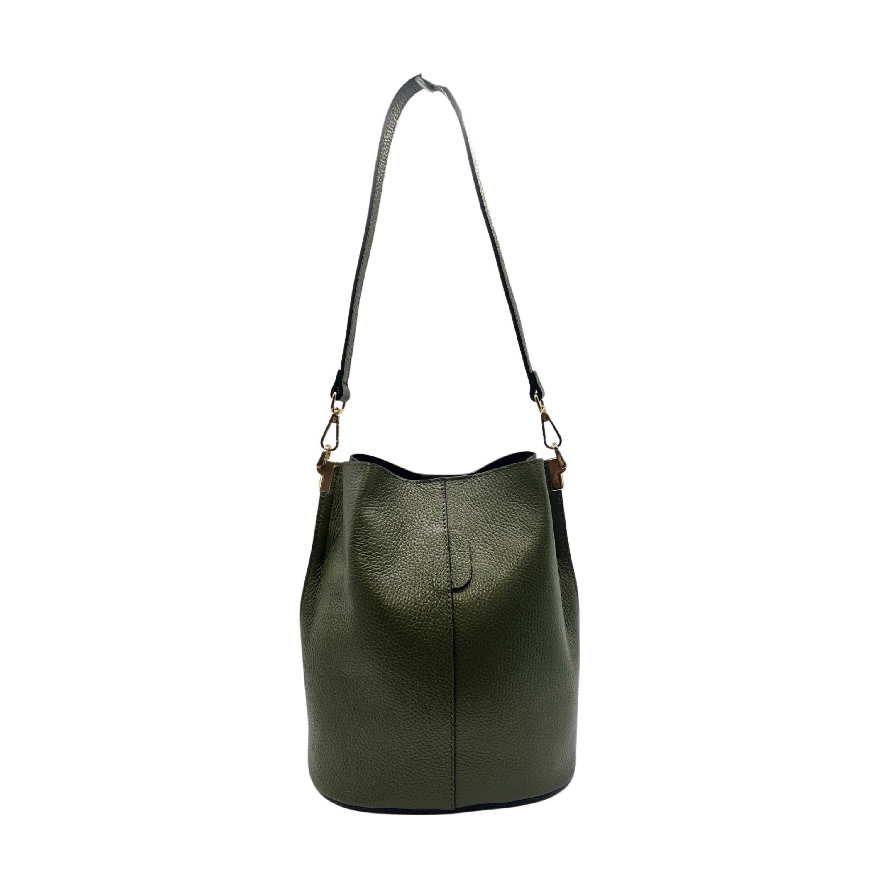 European Leather Collection Elvira Bucket Bag