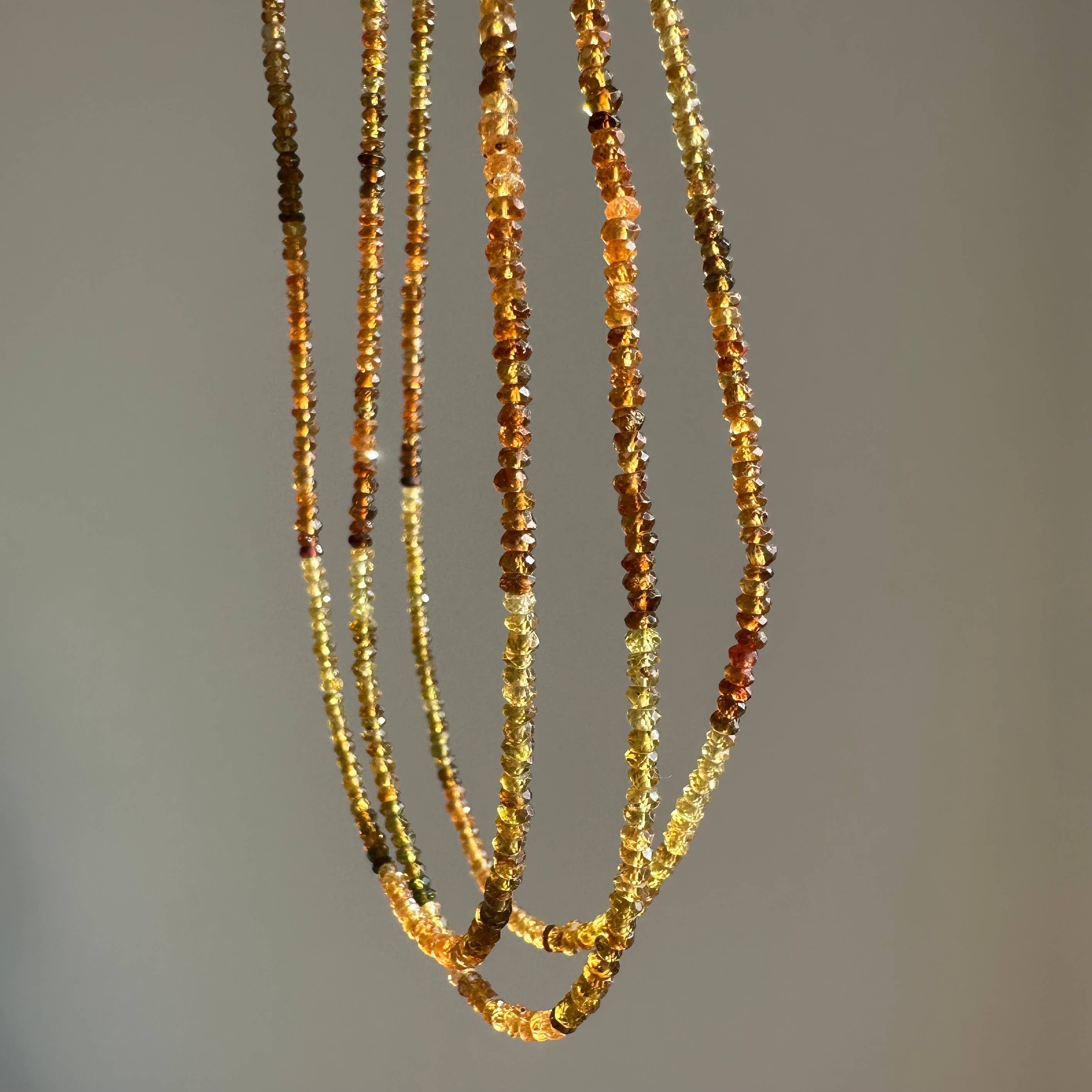 Anokhi Green Golden Tourmaline Necklace NKB25