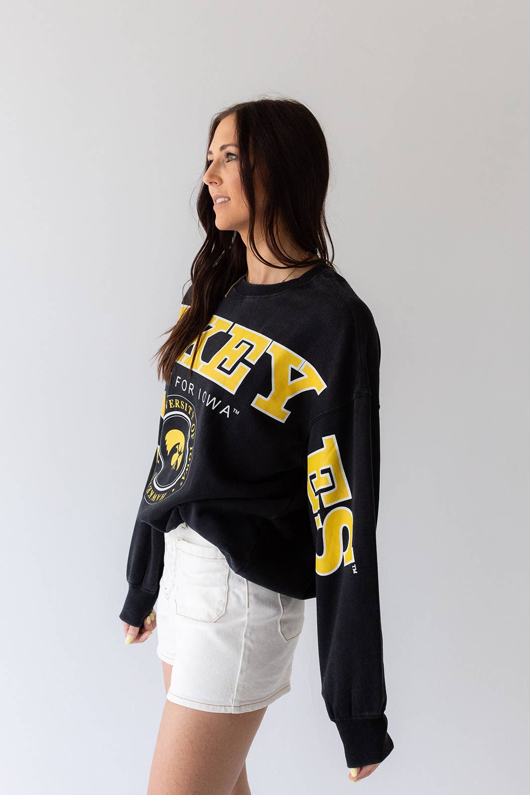 Gameday Social Iowa Philly Split Lantern Sleeve Crew