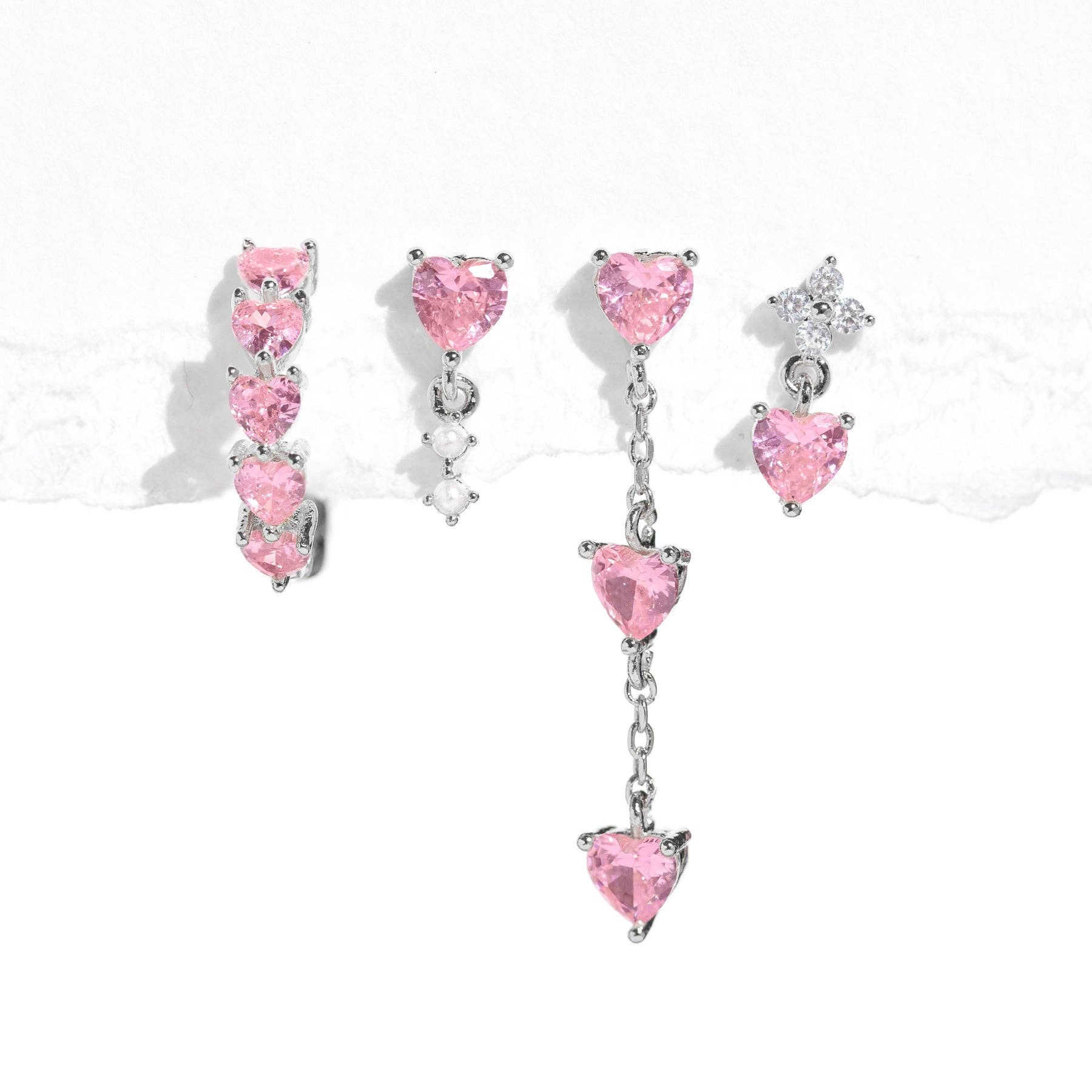 Girls Crew So Much Love Earring Set E763-S