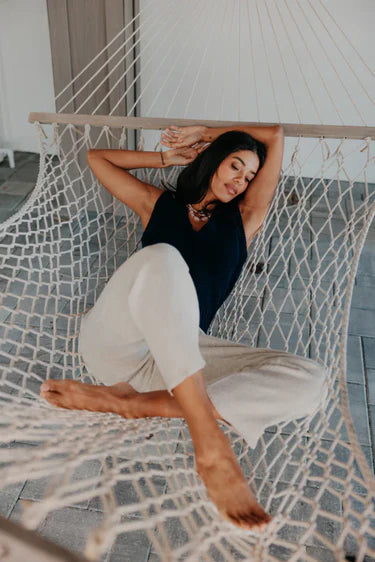 Perfect White Tee Eliana Loop Terry Capri Pant