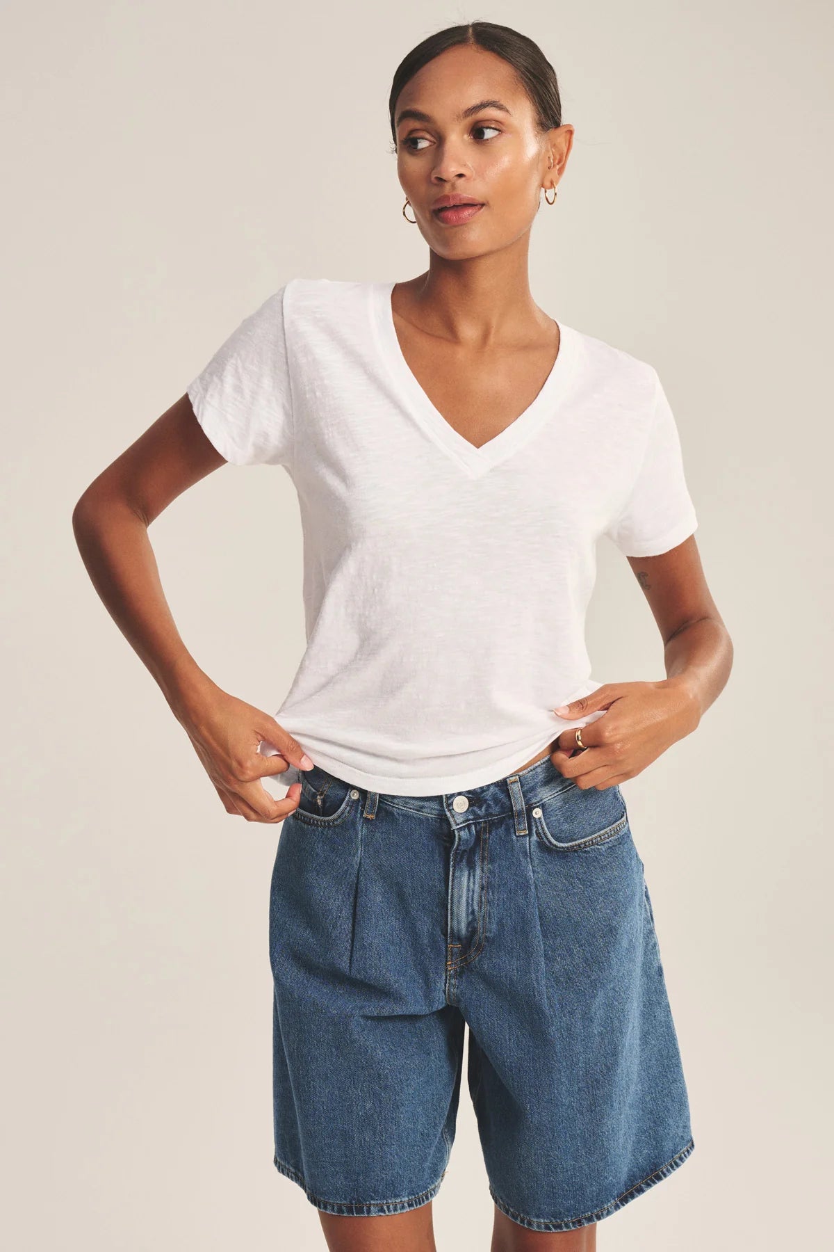 Velvet Elisha V Neck Tee
