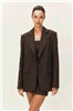 Elodie Brown Tailored Blazer E1326JY710 product photo 1