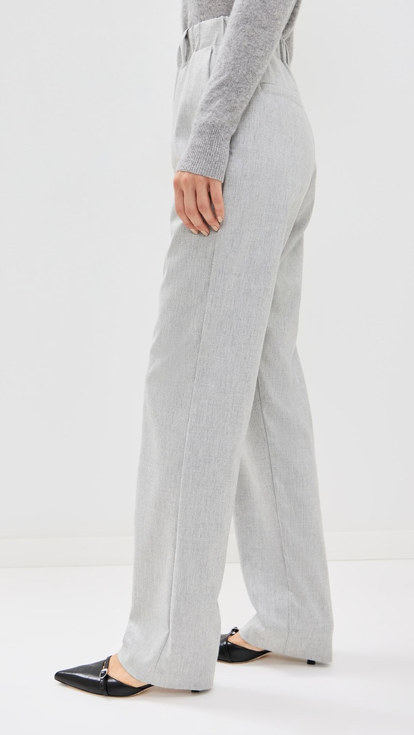 Enza Costa Wool Suiting Pull On Trouser 4280