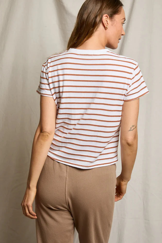 Perfect White Tee Everett Striped Tee Shirt