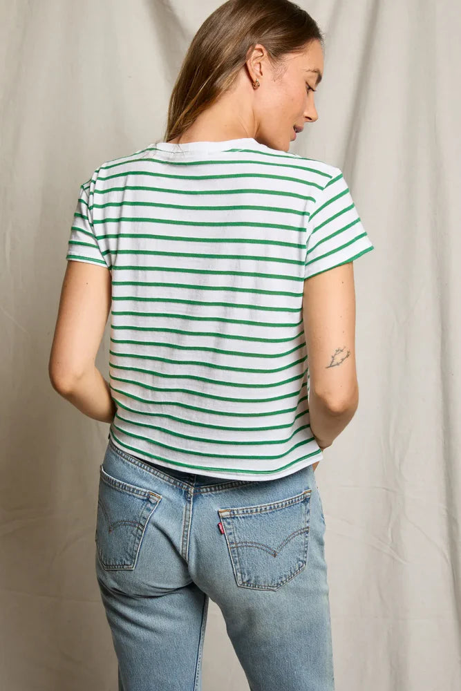 Perfect White Tee Everett Striped Tee Shirt