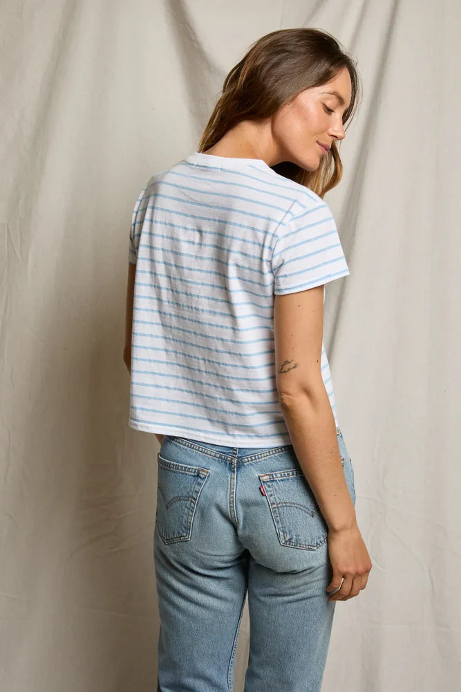 Perfect White Tee Everett Striped Tee Shirt