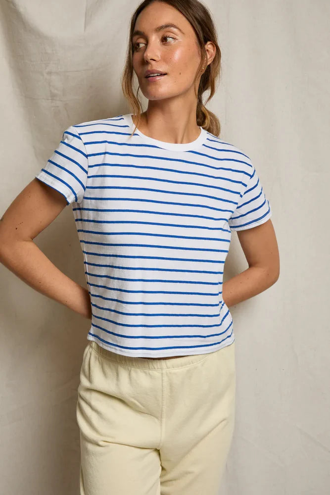 Perfect White Tee Everett Stripe Tee Shirt