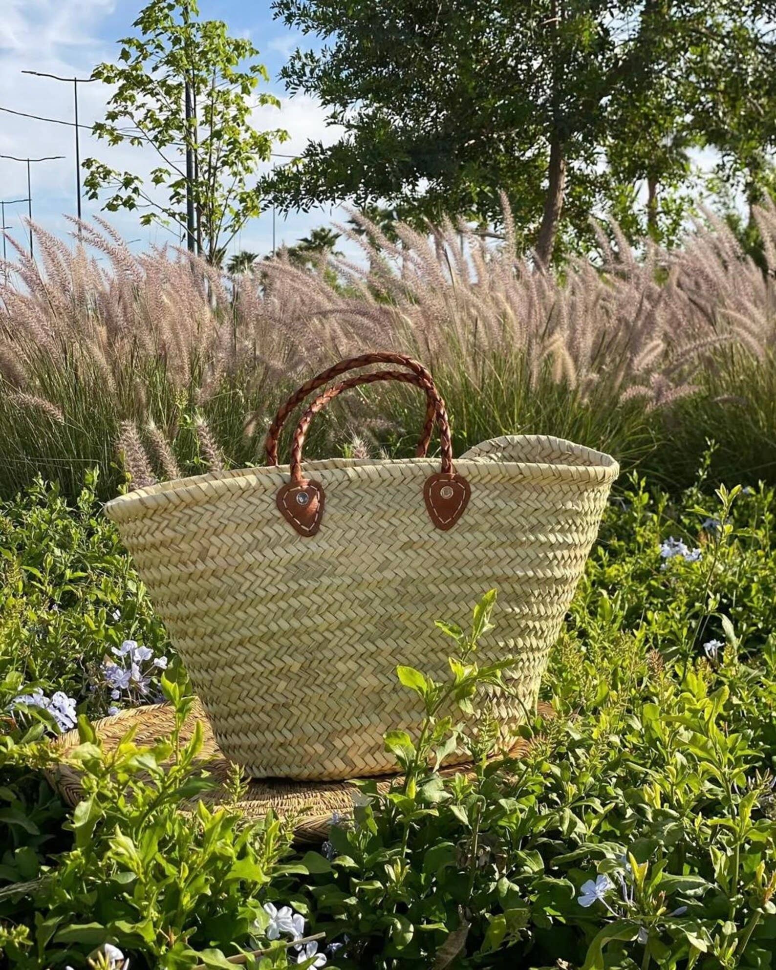 French Market Bags Handwoven Market & Beach Bag #13