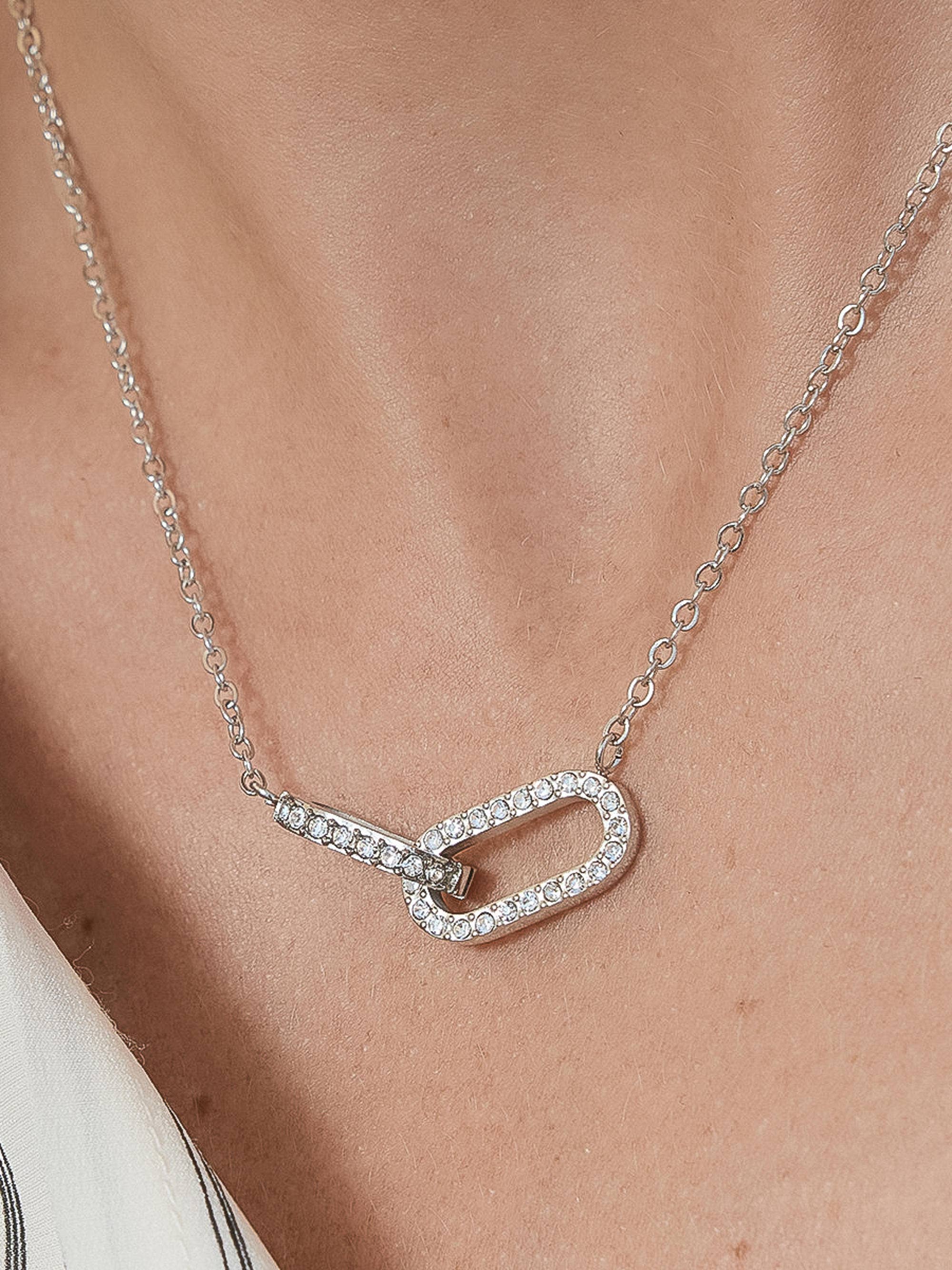Flânerie Priamo 18K Gold Non-Tarnish CZ Chain Necklace