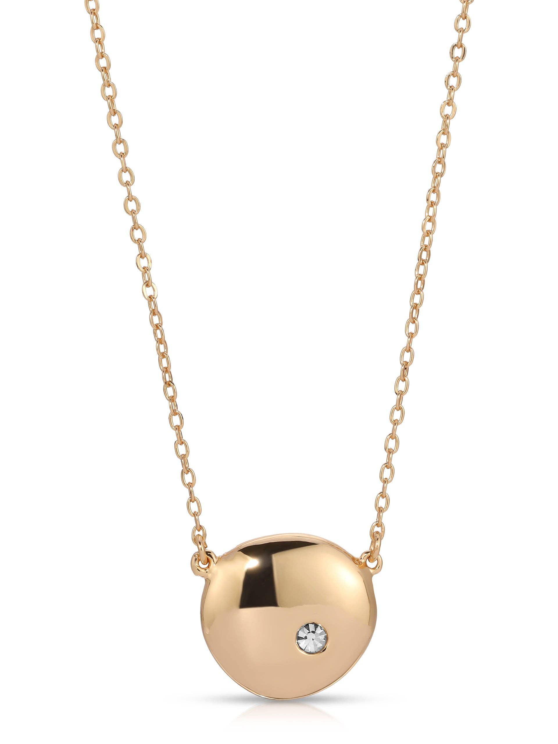 Ettika Polished Pebble Pendant Necklace