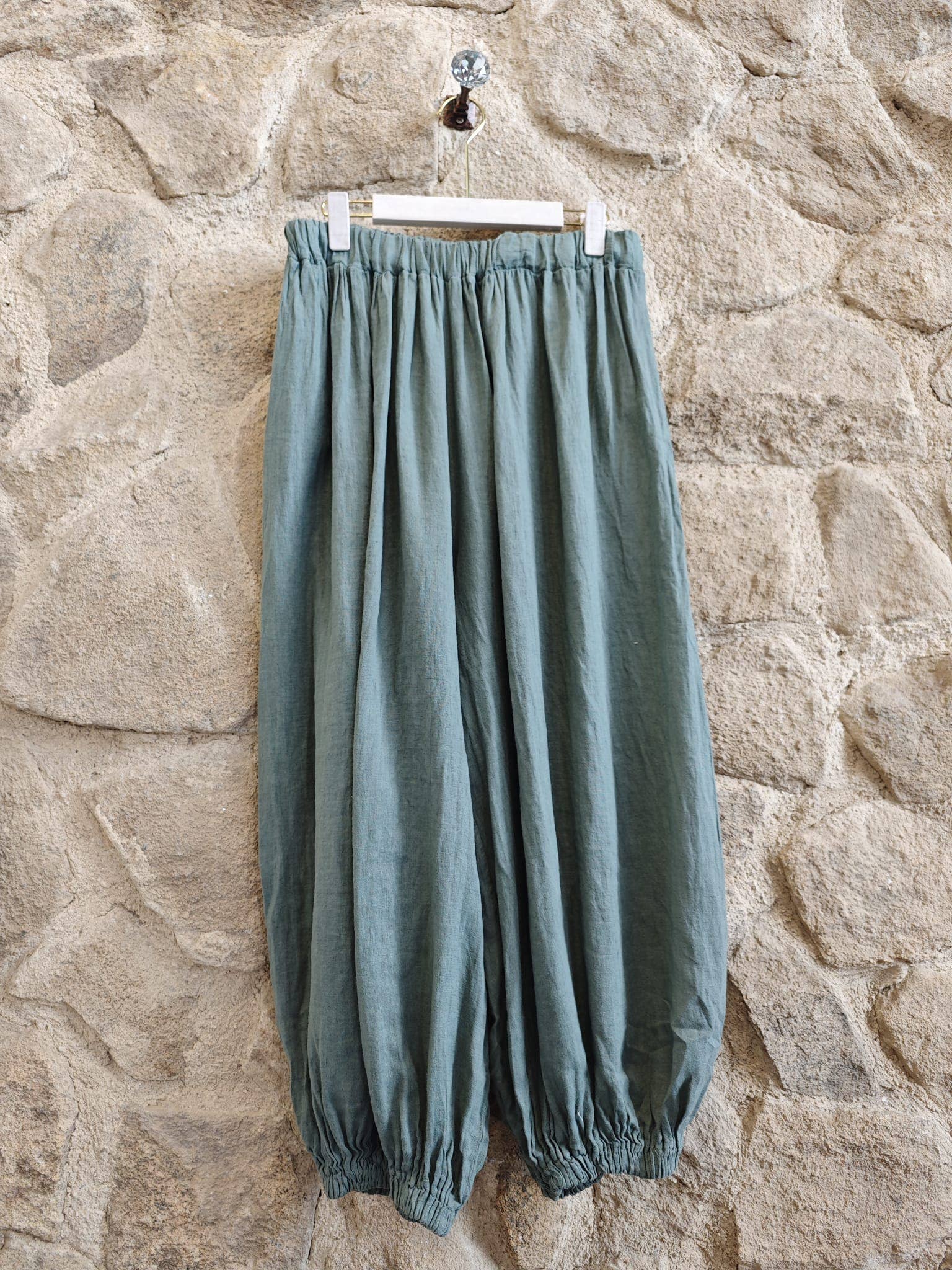 European Linen Balloon Style Pant 30581