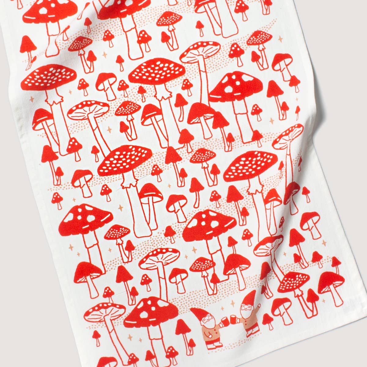 Seltzer Goods Gnome Mushroom Tea Towel