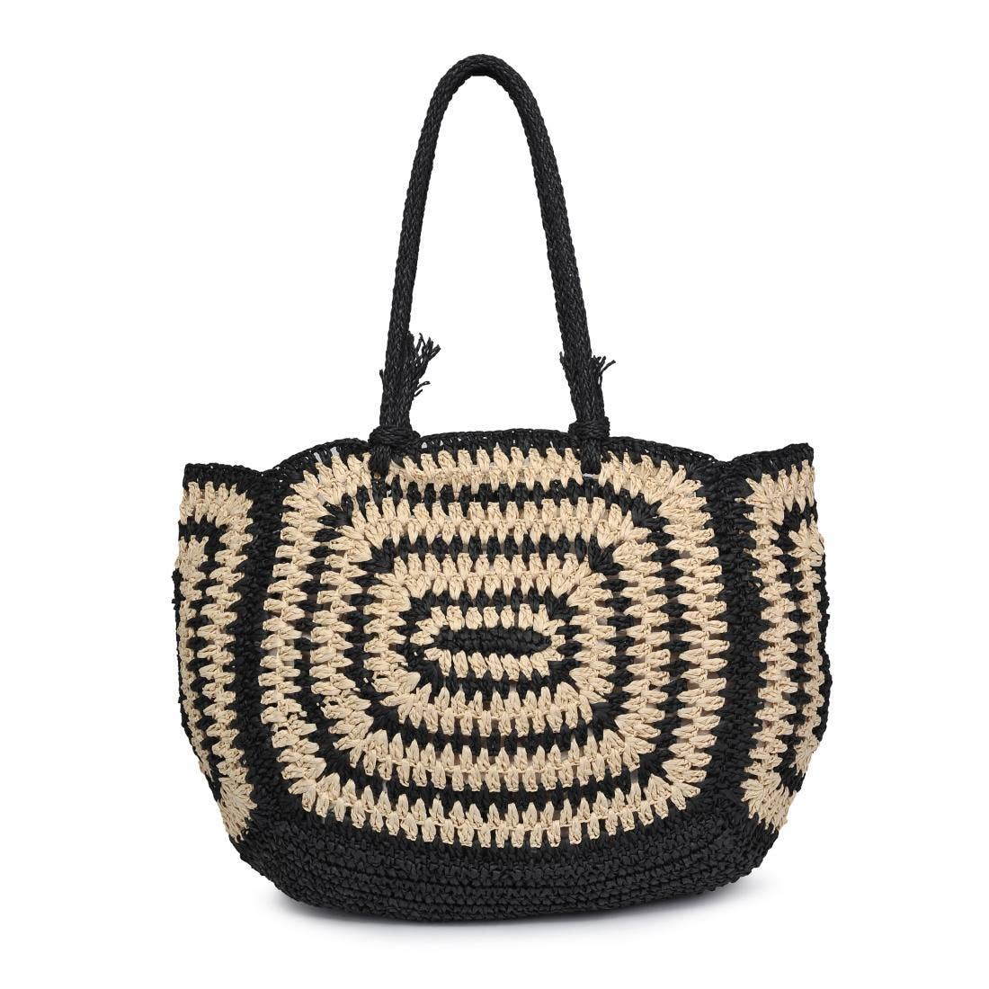 Moda Lux Isla Straw Beach Tote