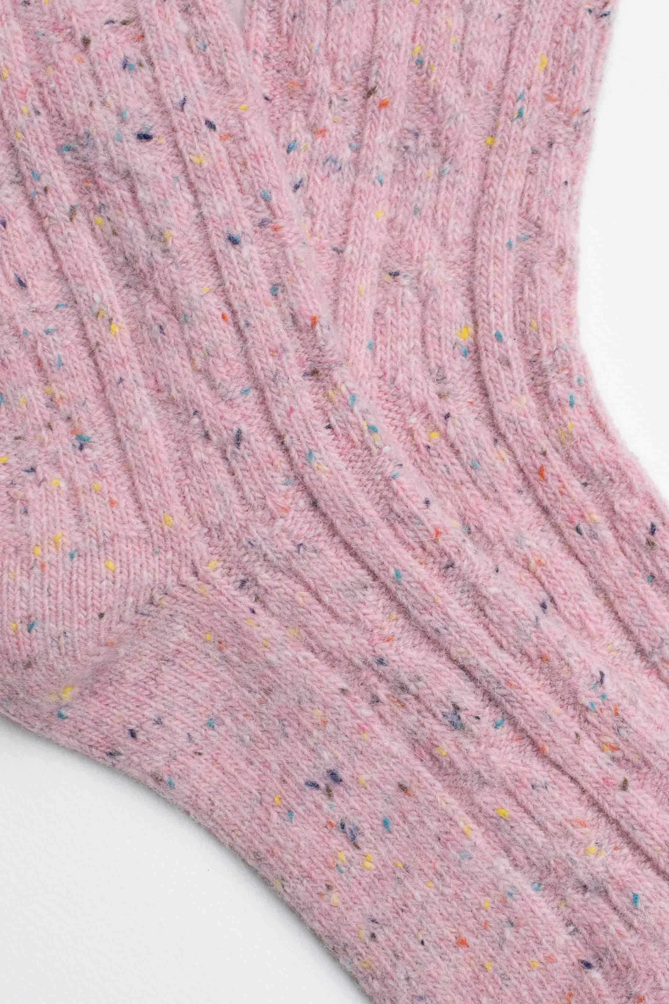 Tiepology Wool Blend Speckled Knit Socks