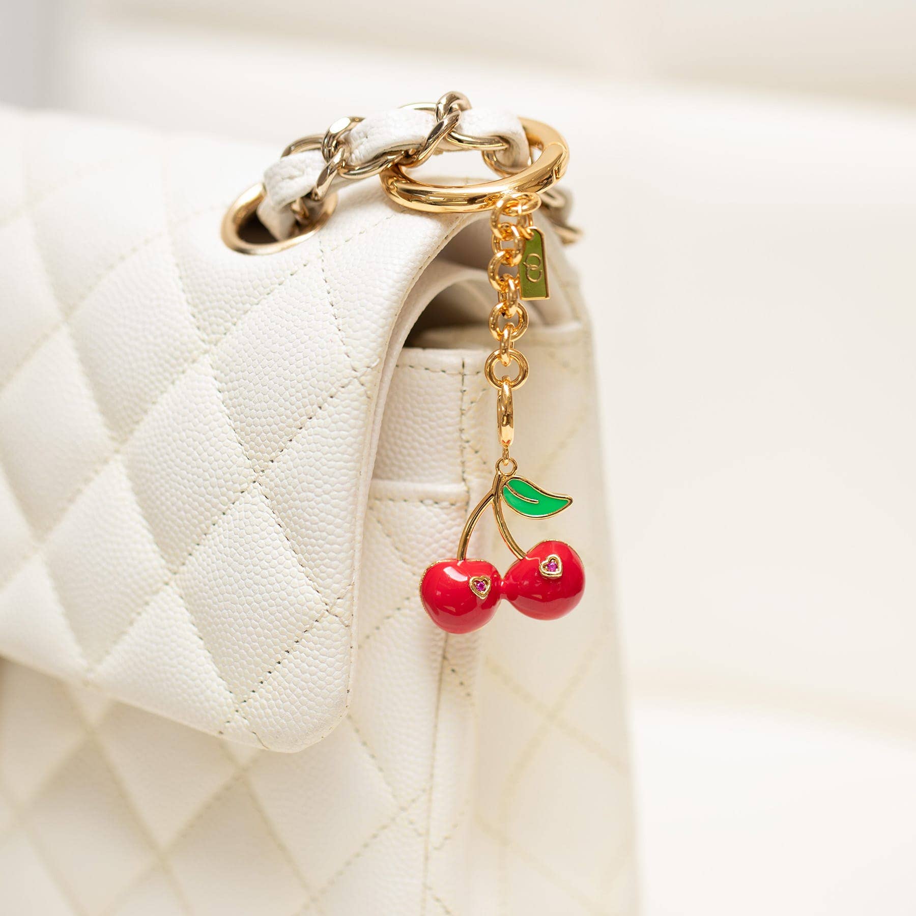 Girls Crew Cherry Bag Charm
