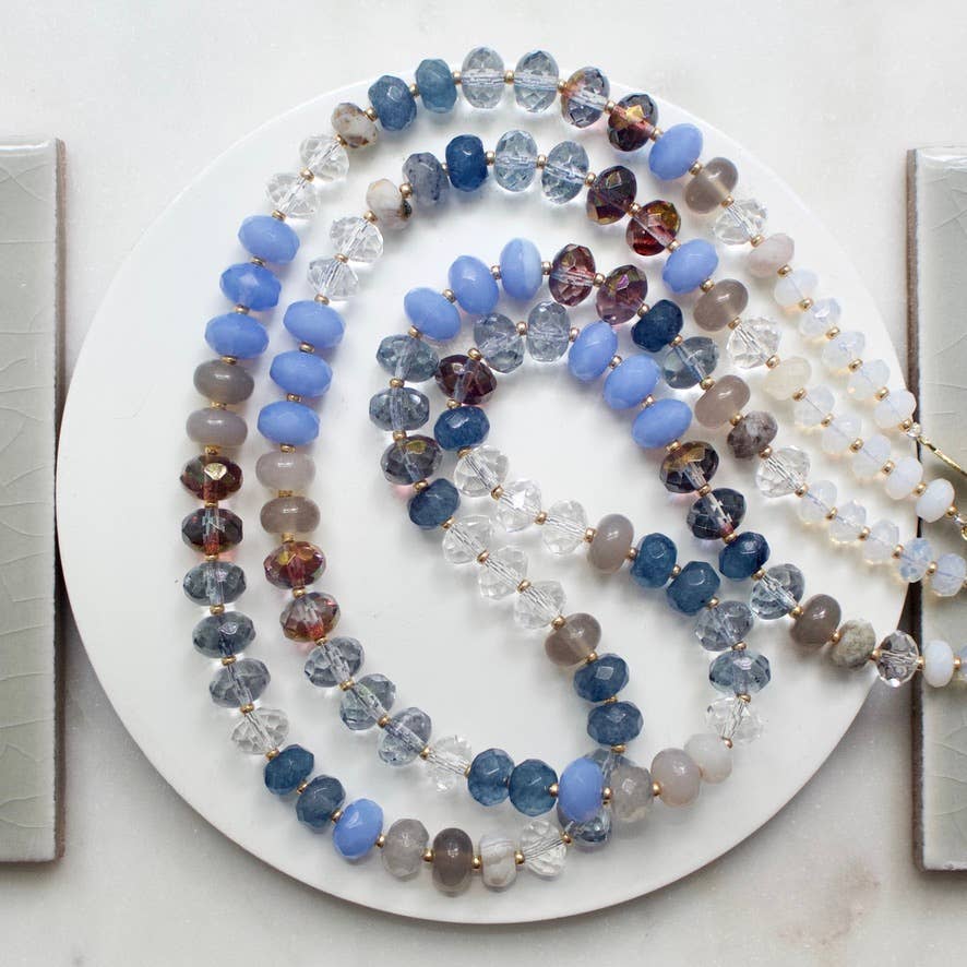 a.v. max Gemma Medium Rondelle Necklace 9044N