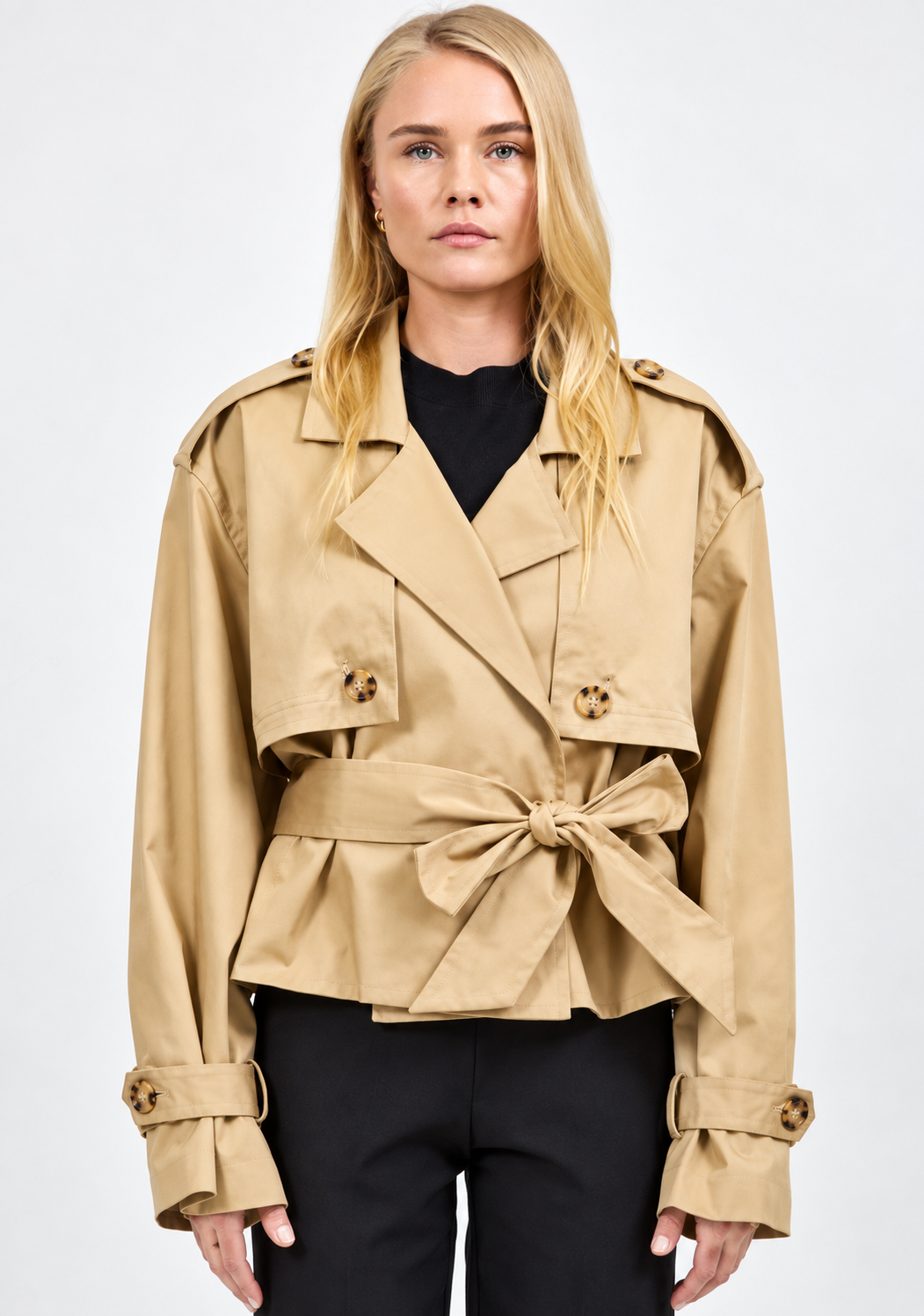 a.ren Clarke Mini Trench Coat