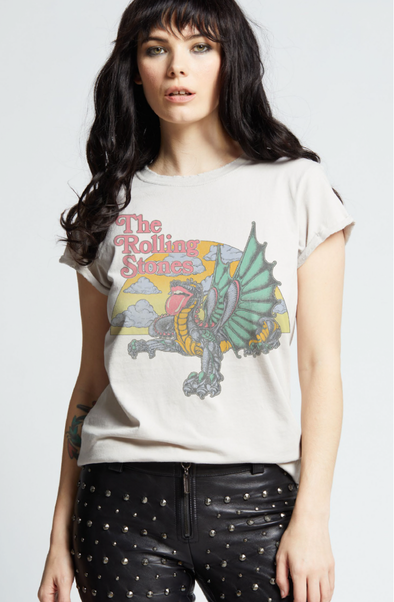 Recycled Karma Rolling Stones Dragon SS Tee