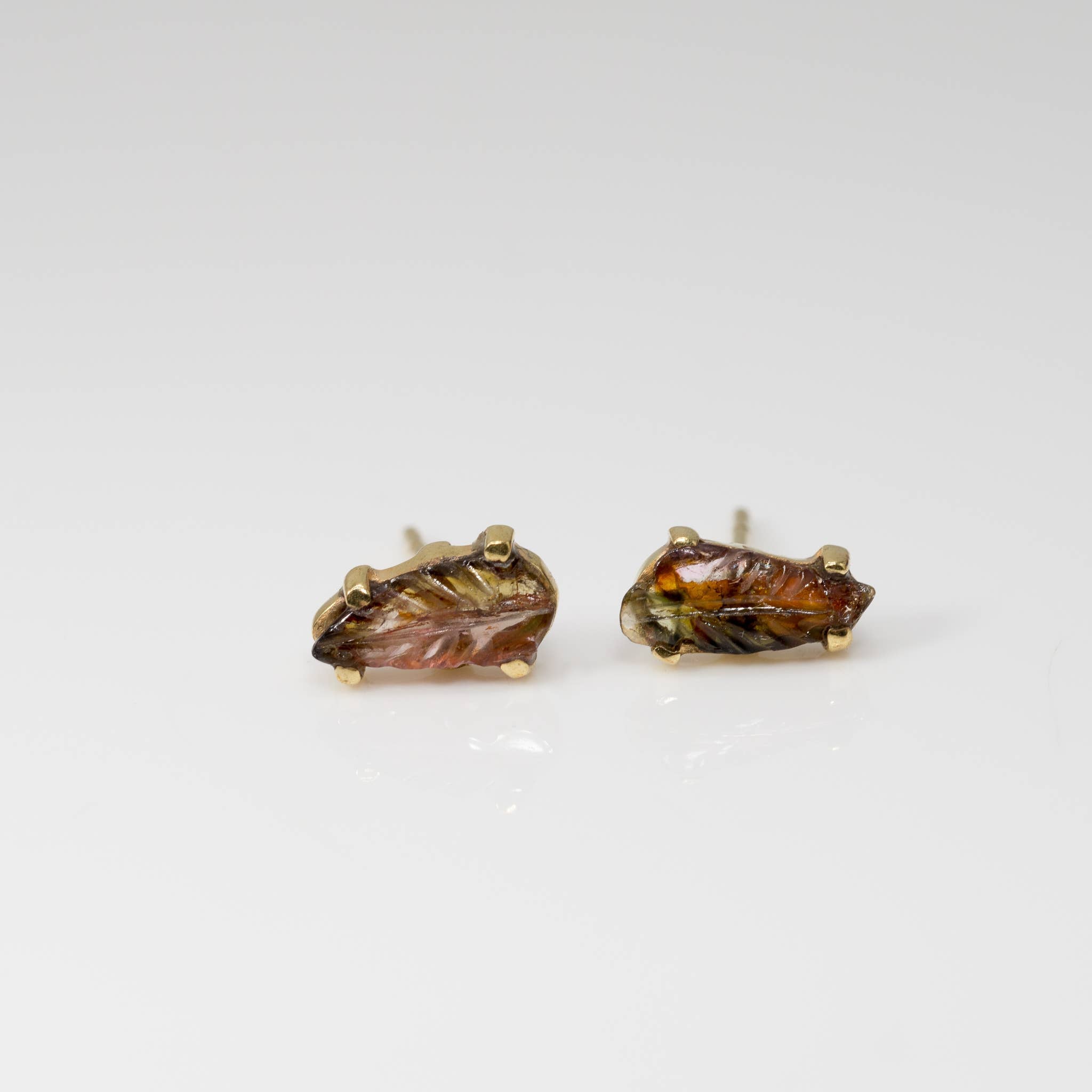 Leslie Francesca Tourmaline Leaf Studs