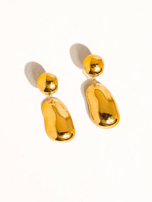 Flanerie Gemali 18K Non-Tarnish Classic Drop Earring