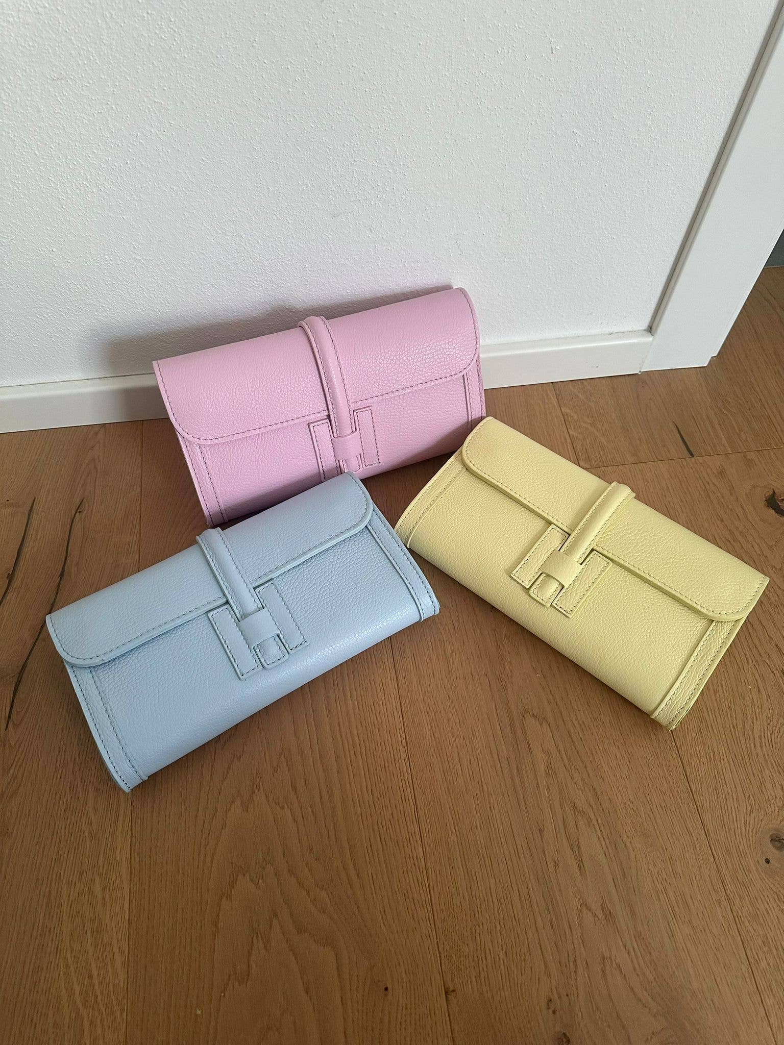 Italian Leather Collection Hannah Clutch