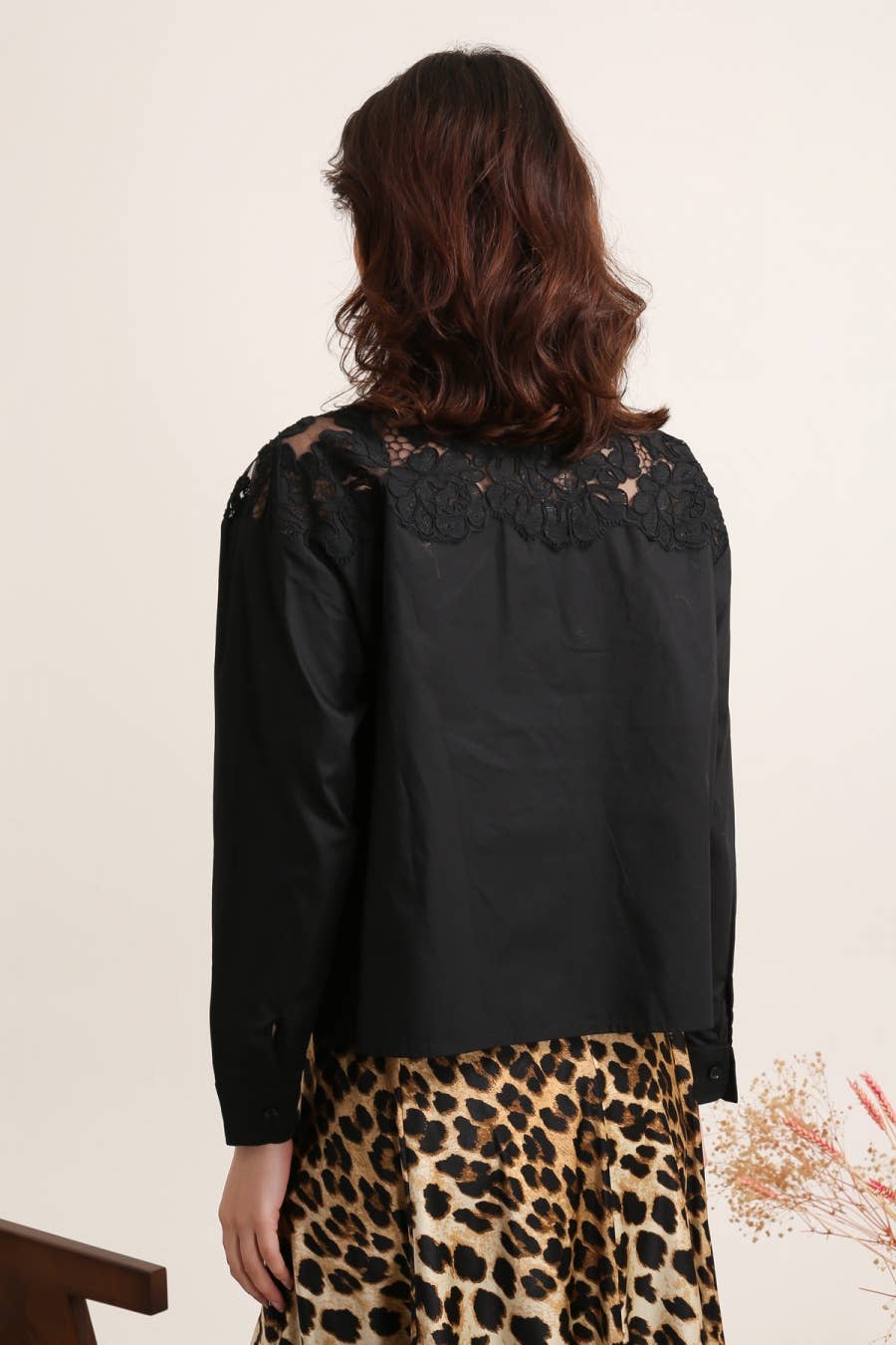 Carmine Paris Chemise Cotton Lace Shirt CK08340