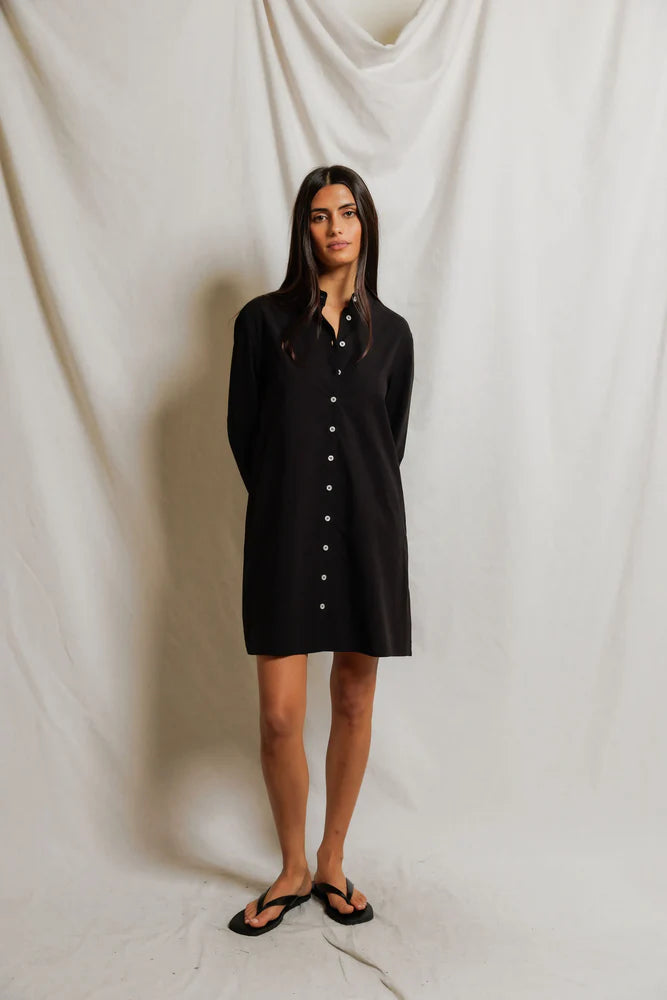 Perfect White Tee Felicia Poplin Dress