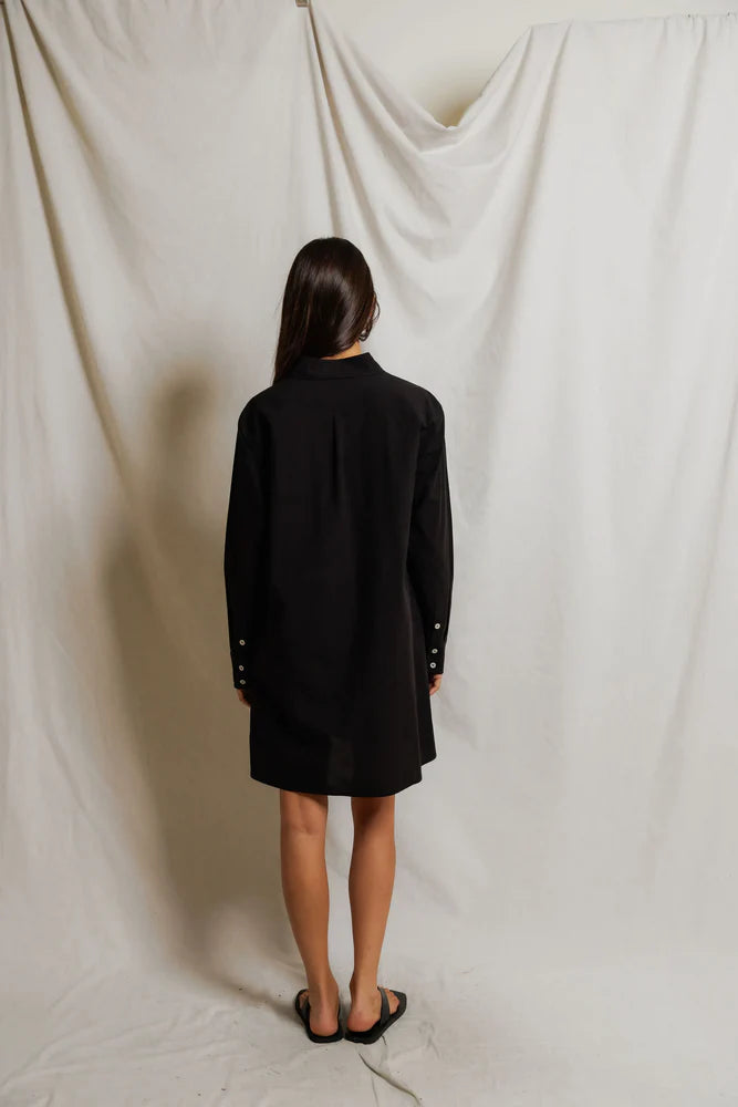 Perfect White Tee Felicia Poplin Dress