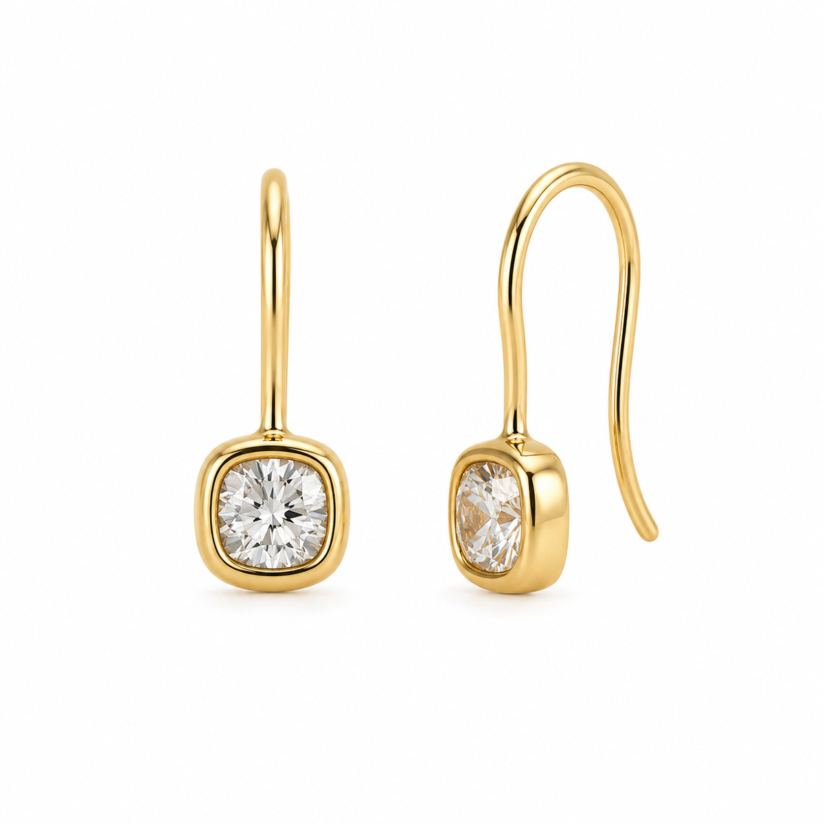 Sahira Sloane Bezel Earrings