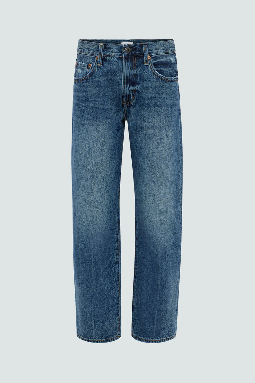 Pistola Lexi Mid Rise Bowed Straight Jean - Artisan
