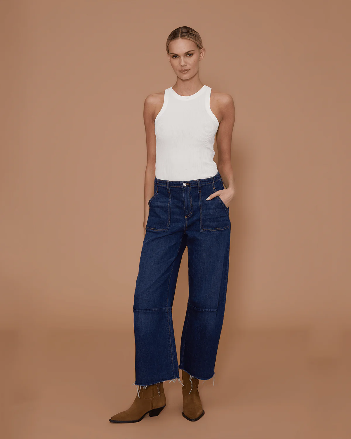 Le Jean Utility Soft Barrel Trouser Zoe