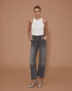 Le Jean Soft Barrel Trouser Moonstone