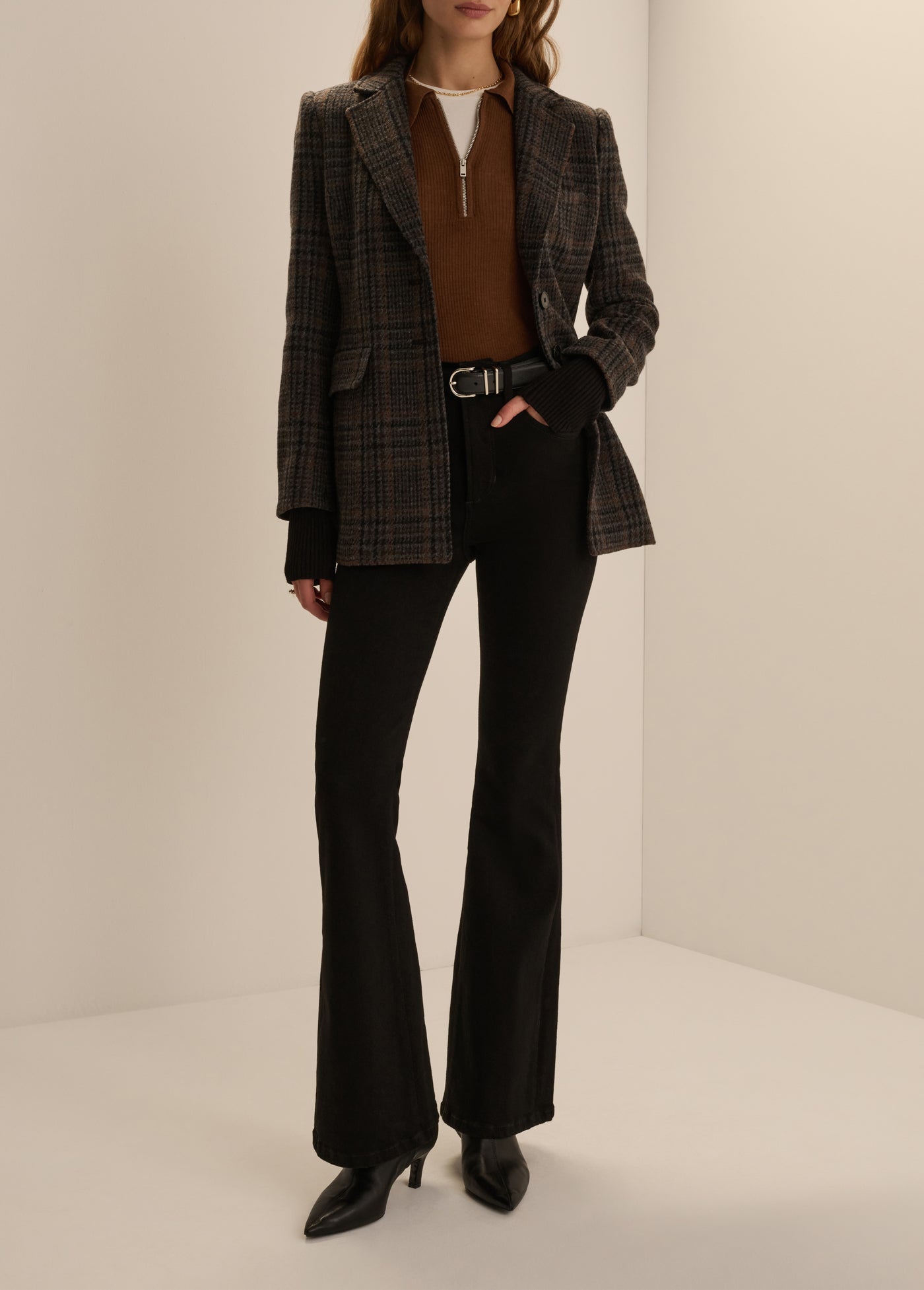 Favorite Daughter The Plaid City Blazer