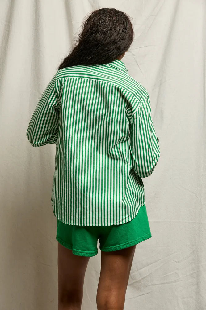 Perfect White Tee Giselle Button Up Top